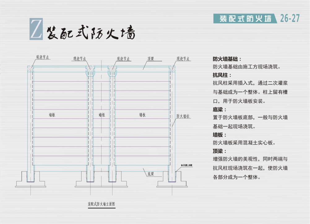 裝配式防火墻簡介